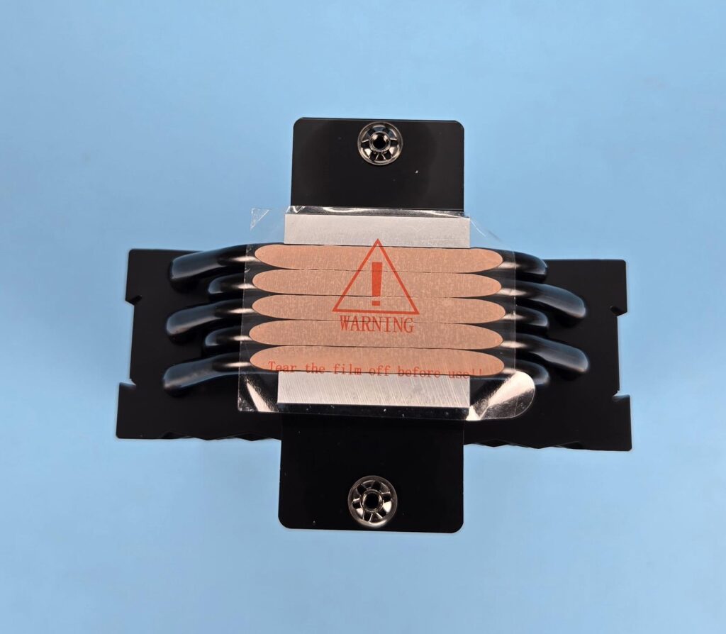 CPS RT500 TC ARGB BK Air Cooler Review 12 CPS RT500 TC ARGB Heatsink Base