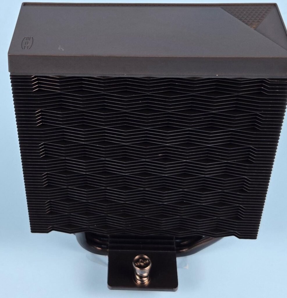 CPS RT500 TC ARGB BK Air Cooler Review 8 CPS RT500 TC ARGB Heatsink Rear View