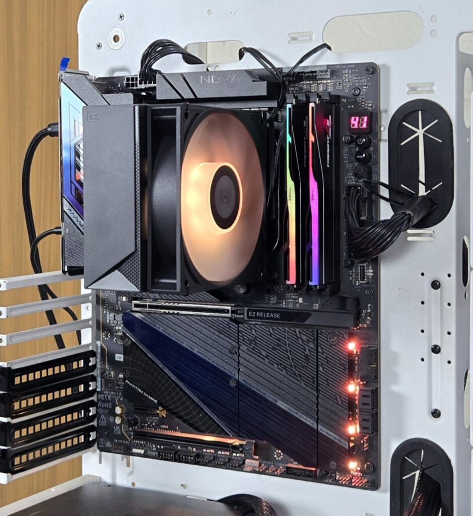CPS RT500 TC ARGB BK Air Cooler Review 23 CPS RT500 TC ARGB RGB 4