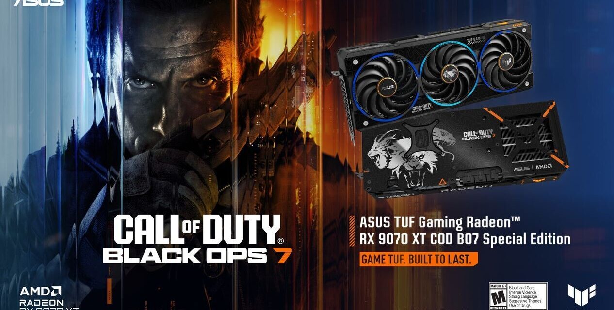 ASUS brings exciting Call of Duty: Black Ops 7 edition of TUF Gaming RX 9070 XT
