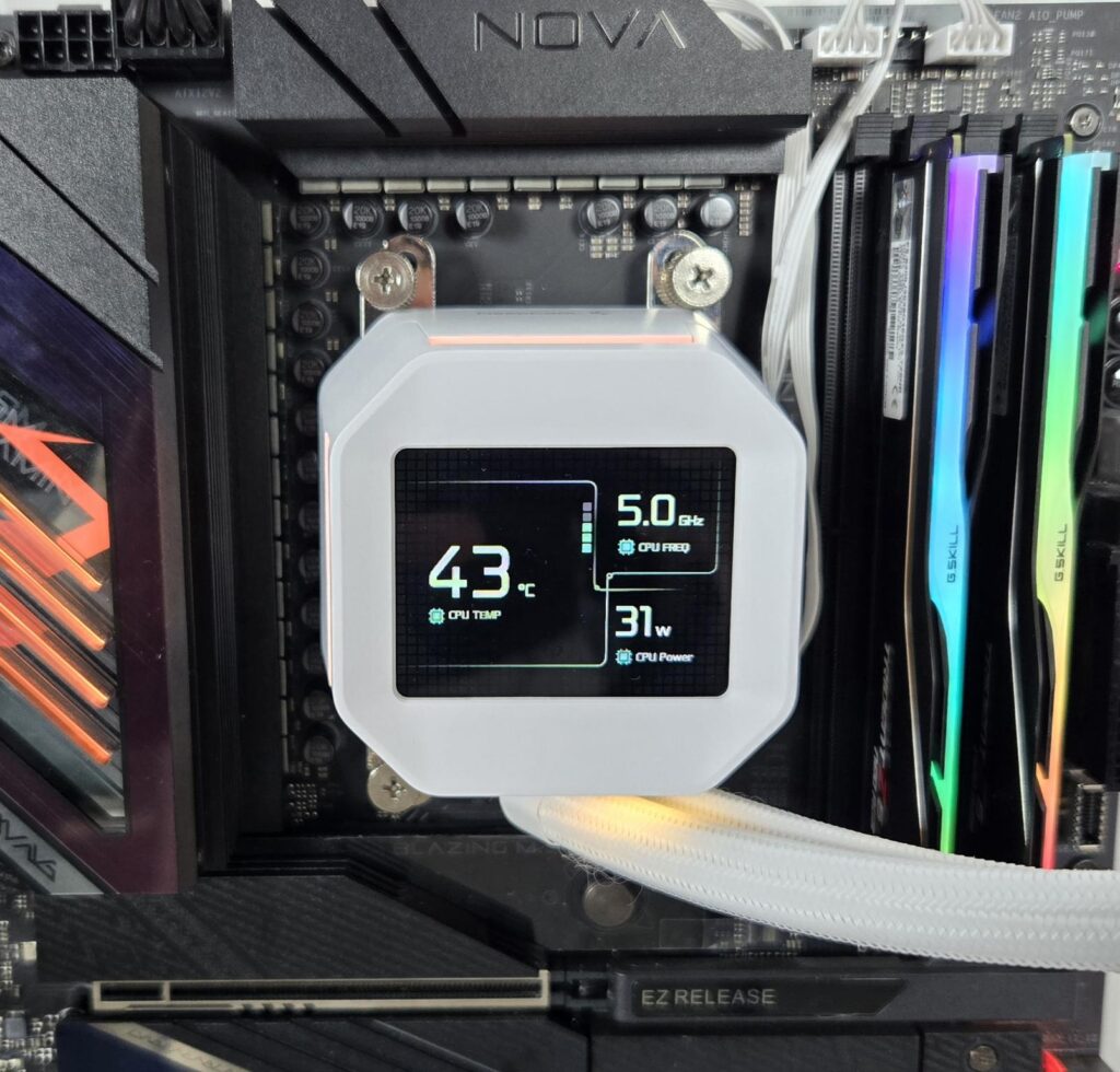 DeepCool LM360 WH Liquid Cooler Review: A True Value King 33 DeepCool LM360 White Display 1
