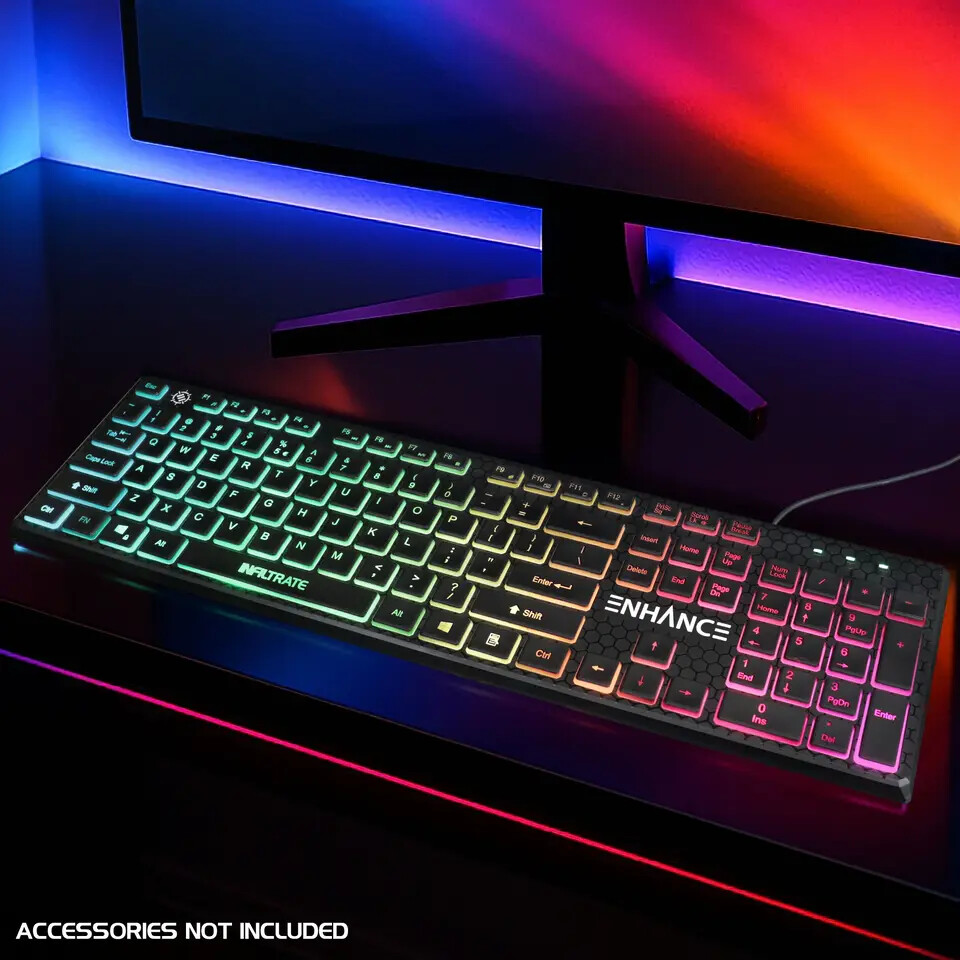 ENHANCE Infiltrate 3 brings stylish and powerful gaming gear 3 Infiltrate 3 Gaming Keyboard