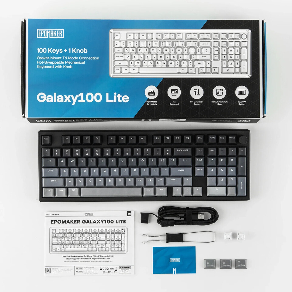 Epomaker Galaxy100 Lite delivers premium feel in a lighter and
