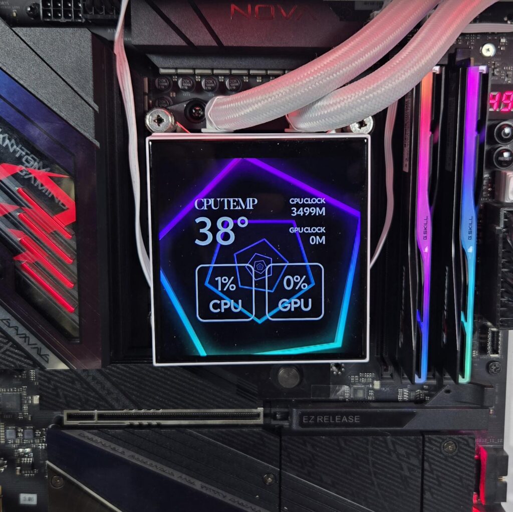 Gamemax Glacier 360 LCD AIO White Review: A Performance Beast 41 Gamemax Glacier 360 White Display 7