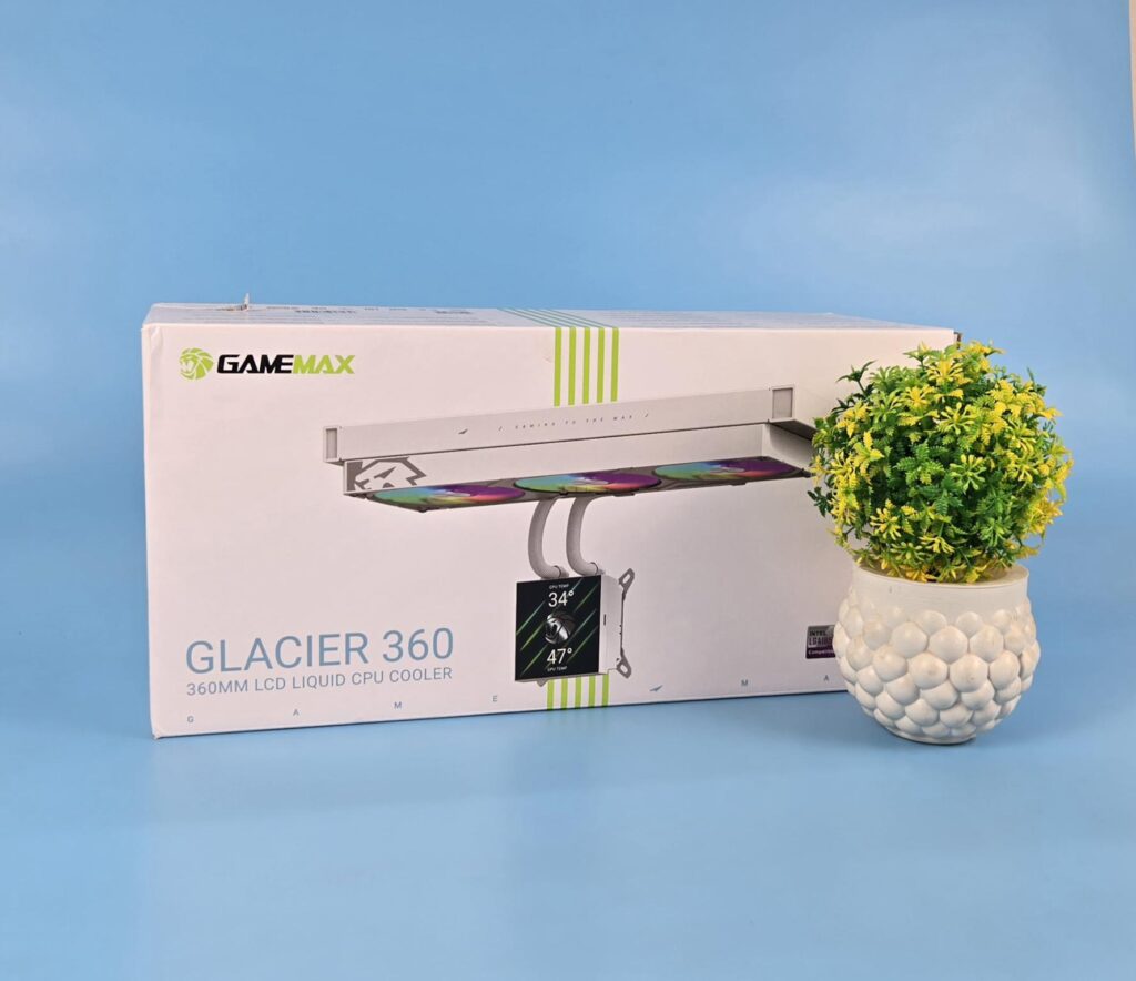 Gamemax Glacier 360 LCD AIO White Review: A Performance Beast 3 Gamemax Glacier 360 White Packing Box 1