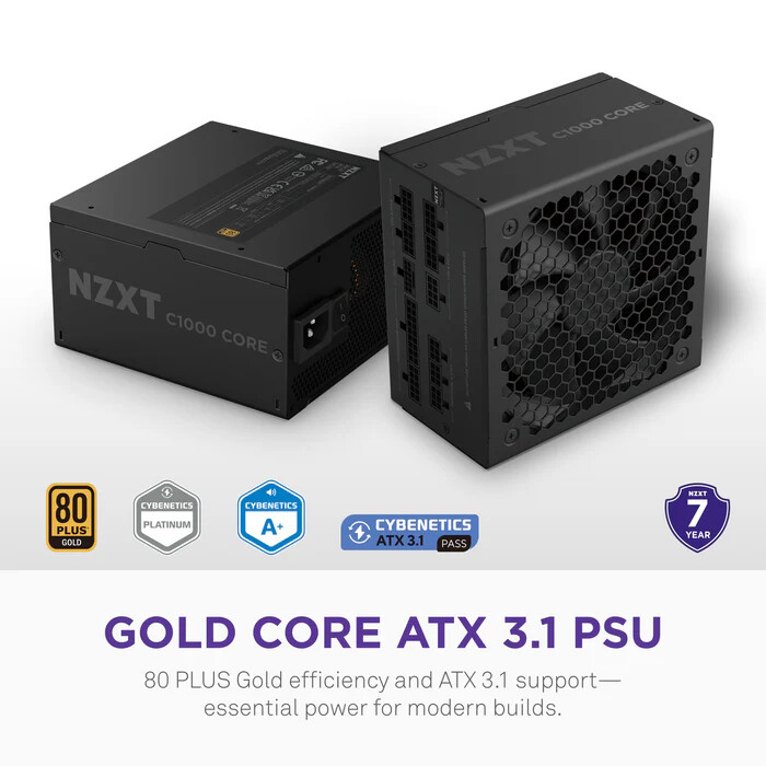 NZXT launches powerful C Series Gold Core PSUs with modern features 3 NZXT C Series Gold Core power supply units 3