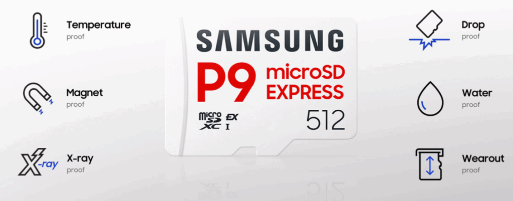 Samsung P9 Express microSD brings blazing-fast storage for next-gen gaming 1 Samsung P9 Express microSD card 1