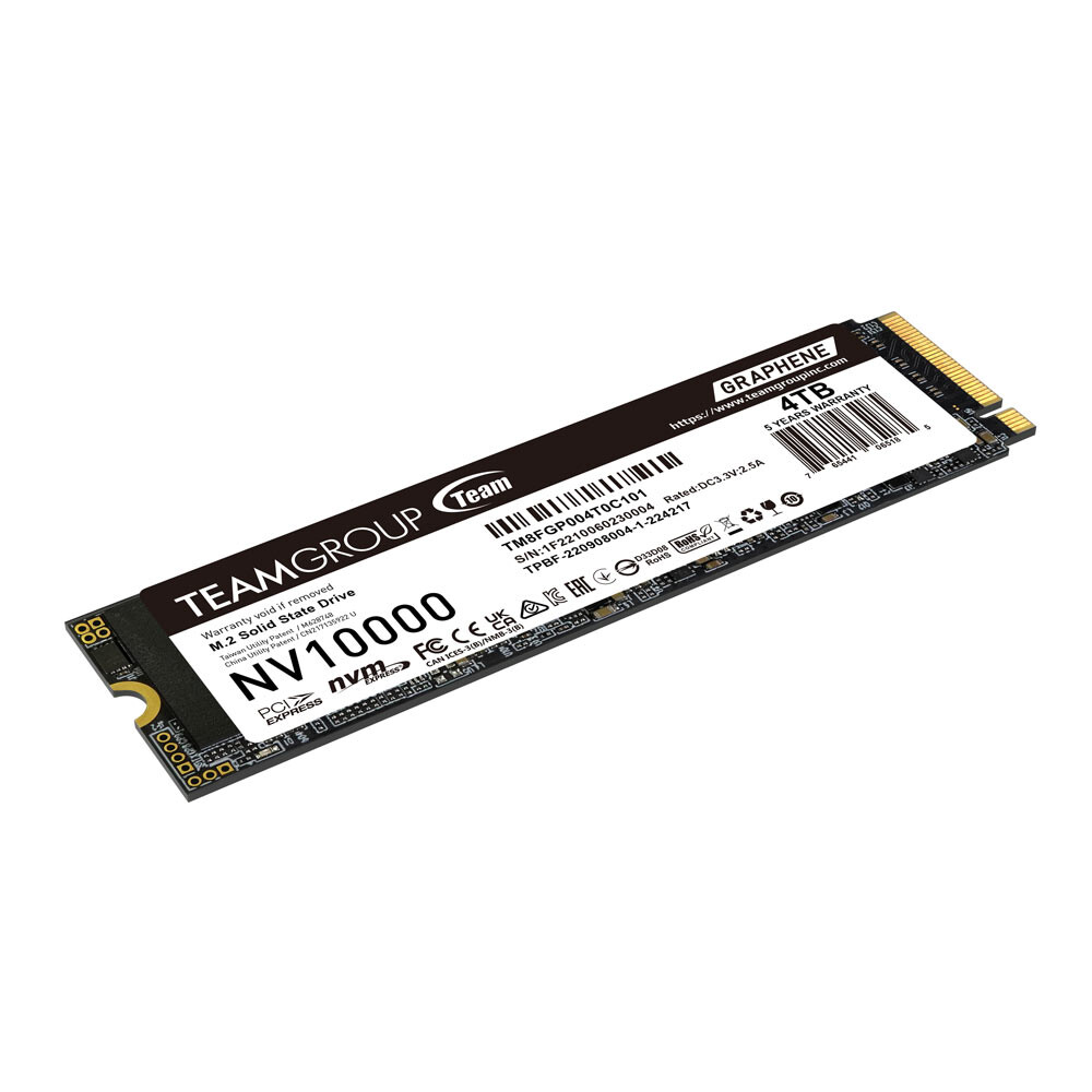 Team Group NV10000 SSD brings ultra-fast speeds and reliable performance 2 Team Group NV10000 SSD 3