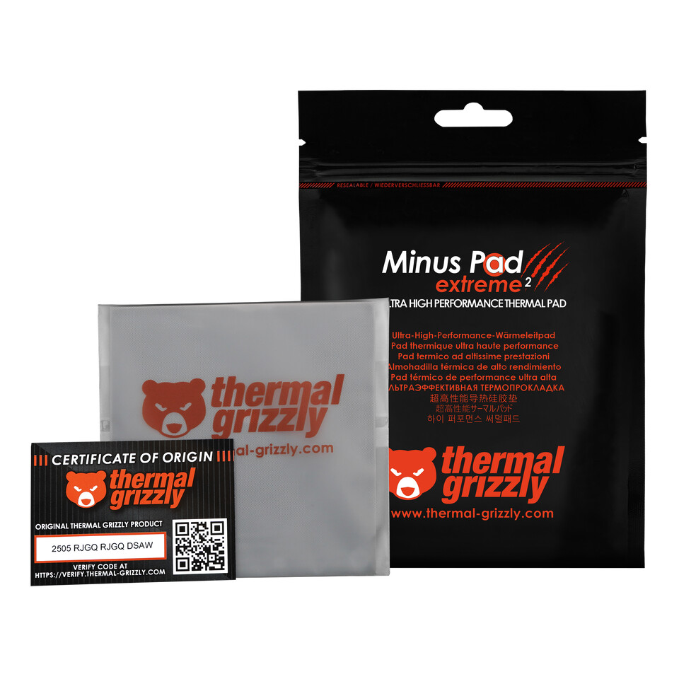 Thermal Grizzly launches powerful new Minus Pad extreme 2 and High Compression pads 2 Thermal Grizzly Minus Pad extreme 2 9