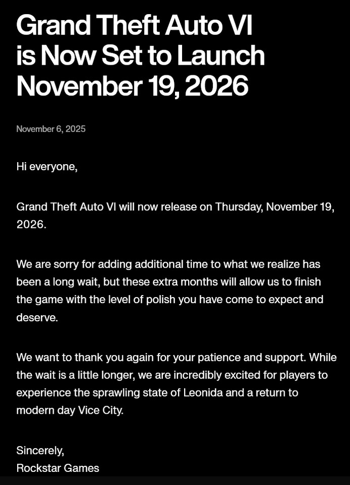 Why GTA 6 Delay? Inside Rockstar's Long Road