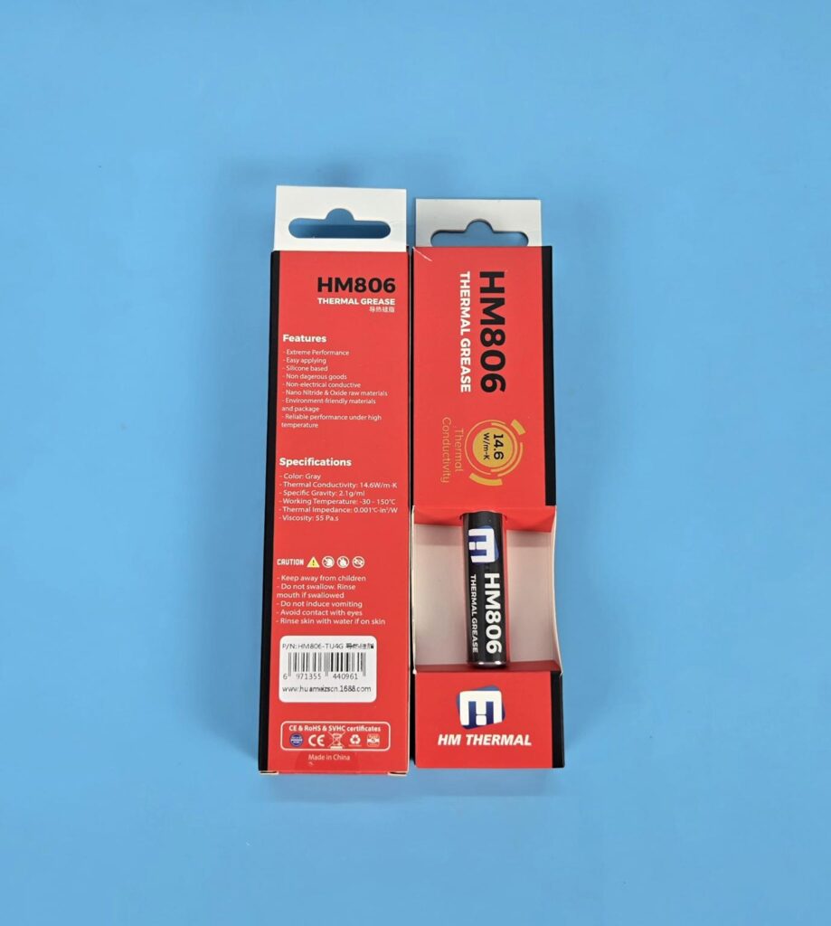 Halnziye HY-P17 and HM-806 Thermal Pastes Reviews 6 HM806 Box