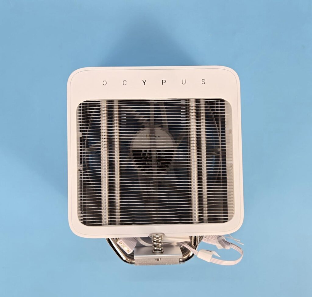 Ocypus Delta A40EX White Digital - Perfect Budget Cooler 8 Ocypus Delta A40 EX WH Digital Rear View 1