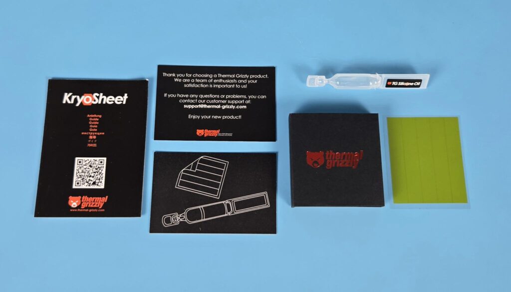 Thermal Grizzly Kryosheet Review: Performance Unleashed 4 ThermalGrizzly Kryosheet Unboxed