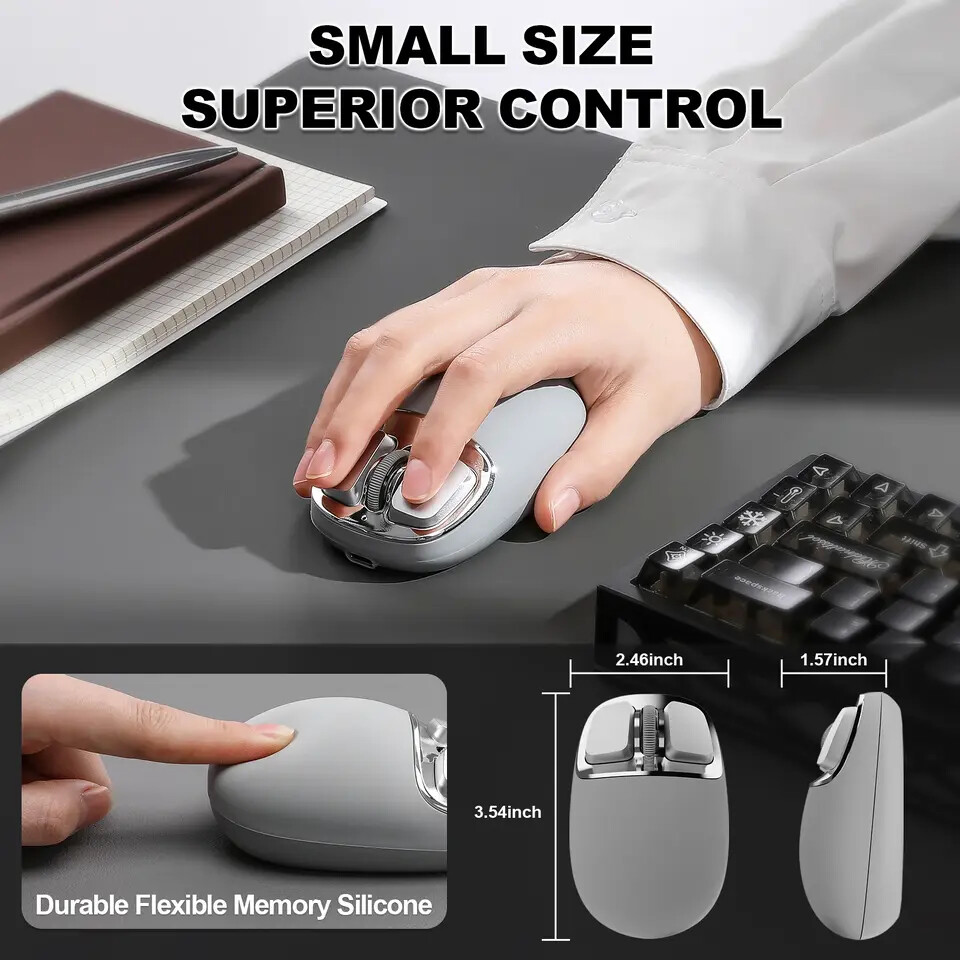 Yunzii C1 silicone mouse brings a powerful and joyful new experience 4 YUNZII C1 Silicone Wireless Mouse 3