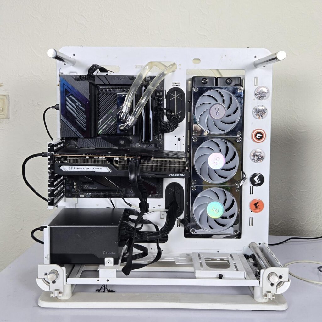 Alphacool Apex Stealth Metal Aurora 2600 - Chrome Fans Review 30 Alphacool Apex Stealth Metal Fan Test Build 1