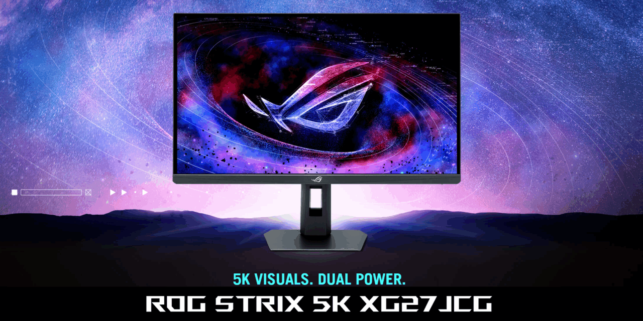 Asus ROG Strix 5K XG27JCG 5K gaming monitor brings stunning clarity and speed