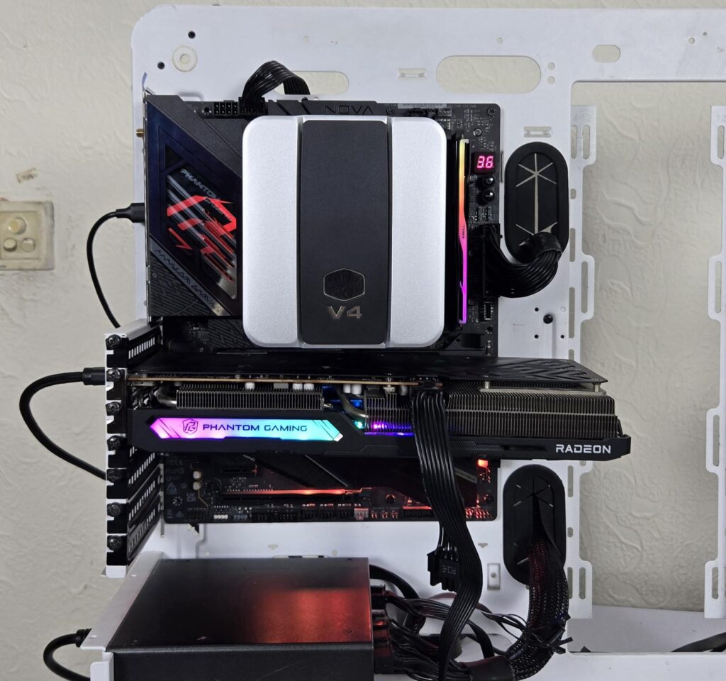 Cooler Master V4 Alpha 3DHP Black Cooler Review: Best Value Cooler 36 Cooler Master V4 Alpha 3DHP Black Test Build 1