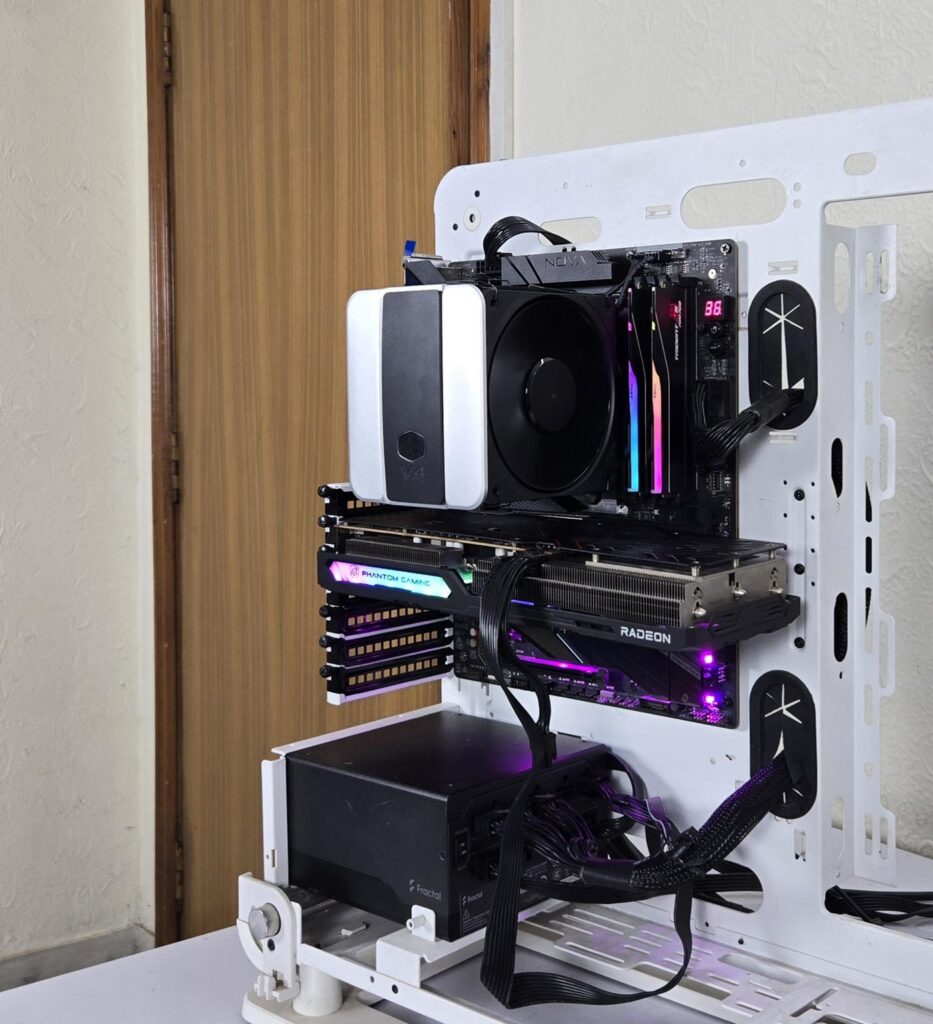 Cooler Master V4 Alpha 3DHP Black Cooler Review: Best Value Cooler 37 Cooler Master V4 Alpha 3DHP Black Test Build 2