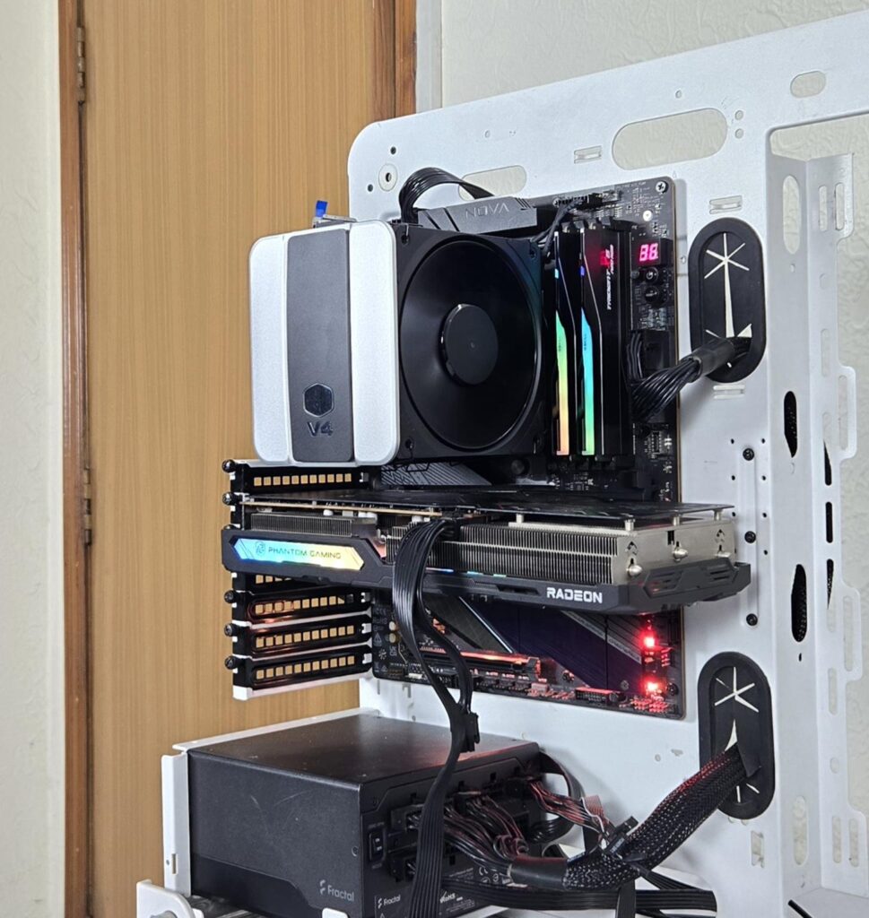 Cooler Master V4 Alpha 3DHP Black Cooler Review: Best Value Cooler 38 Cooler Master V4 Alpha 3DHP Black Test Build 3