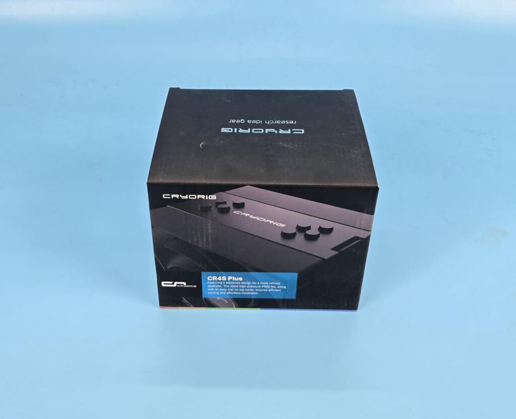Cryorig CR4S Plus CPU Air Cooler Review 3 Cryorig CR4S Plus Packing Box 2