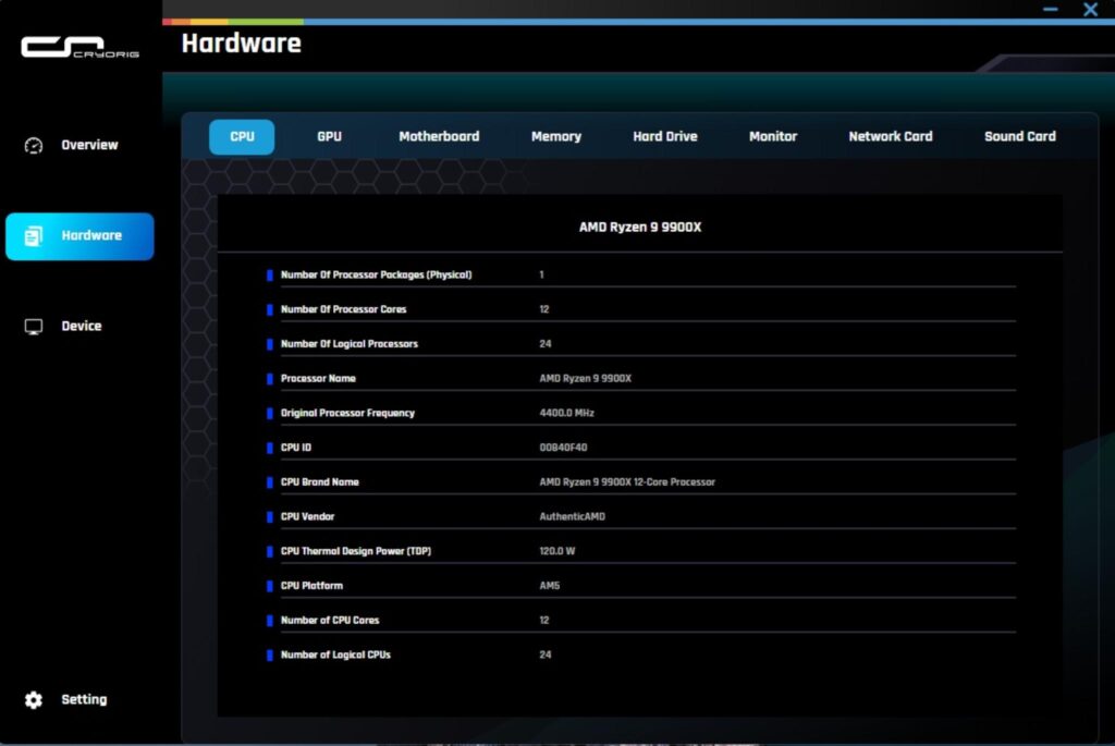 Cryorig Cryo360 Software 2