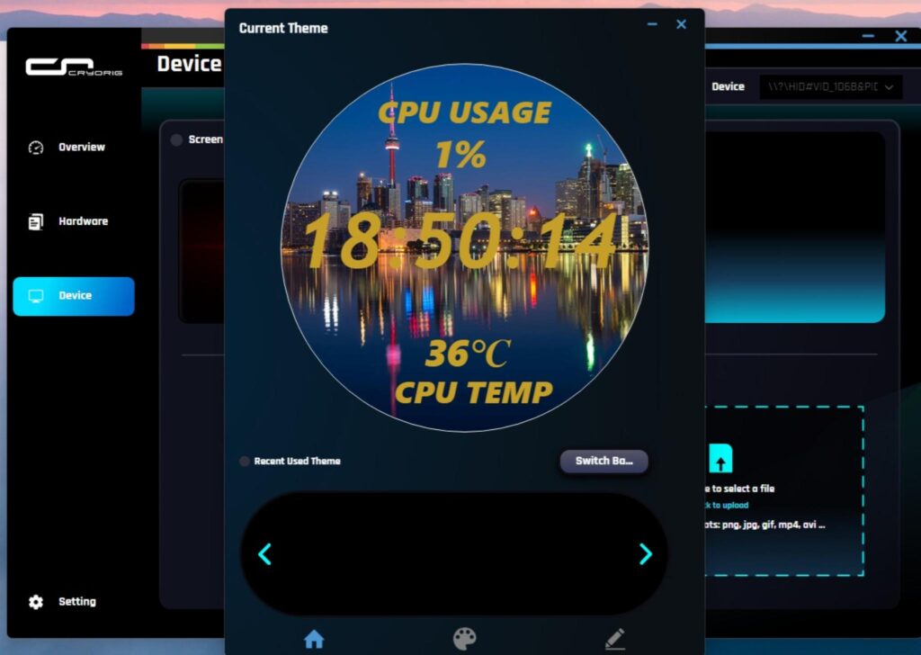 Cryorig Cryo360 Software 4