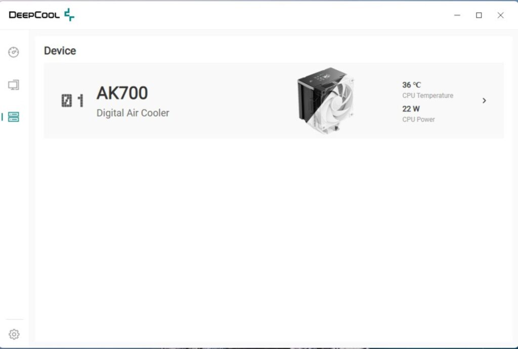DeepCool AK700 Digital NYX: High-Performance in Small Form 37 DeepCool AK700 Digital NYX Software 3