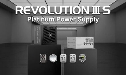 Enermax proudly unveils the powerful Enermax REVOLUTION III S 1000 W Platinum PSU
