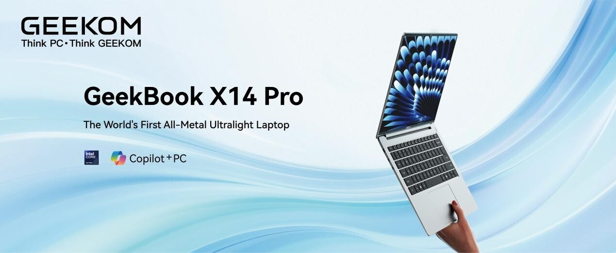 GEEKOM’s GeekBook X14 Pro sets a new direction for ultralight laptops