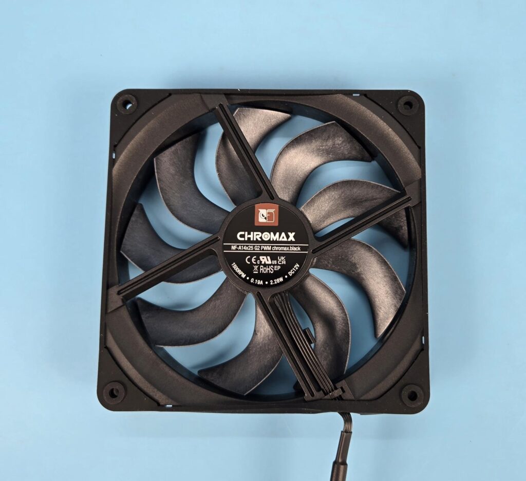 Noctua NF-A14x25/NF-A14x25/r G2 PWM chromax.black Fans Review