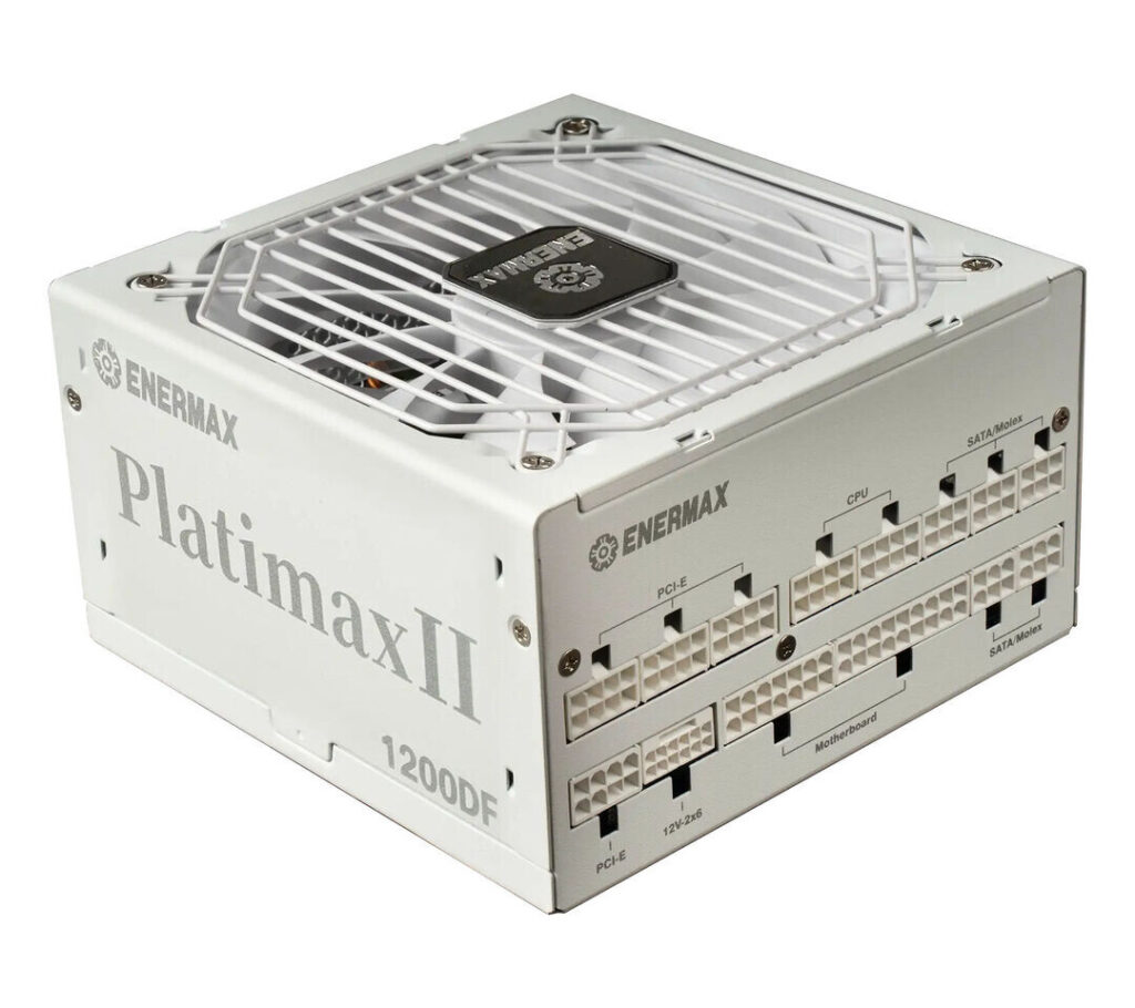 Enermax’s new PlatimaxII 1200DF brings powerful and reliable performance for modern PCs 2 PlatimaxII 1200DF Platinum power supply 5