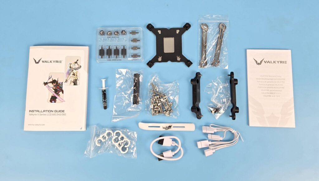 Valkyrie V360 LCD ARGB White Review: Beauty and Beast 9 Valkyrie V360 LCD White Accessories