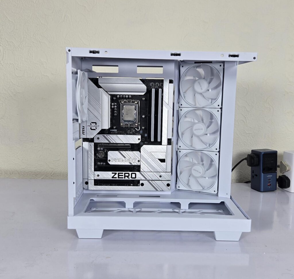 be quiet Light Base 500 LX White Installation 1