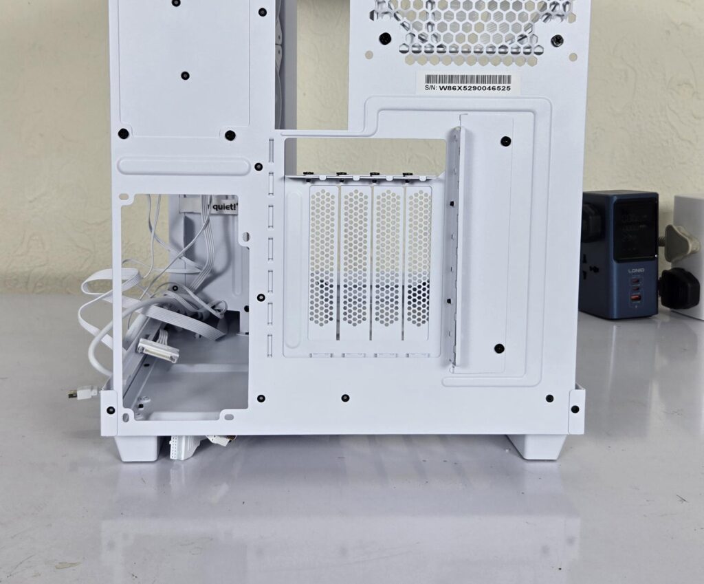 be quiet Light Base 500 LX White Rear View 3