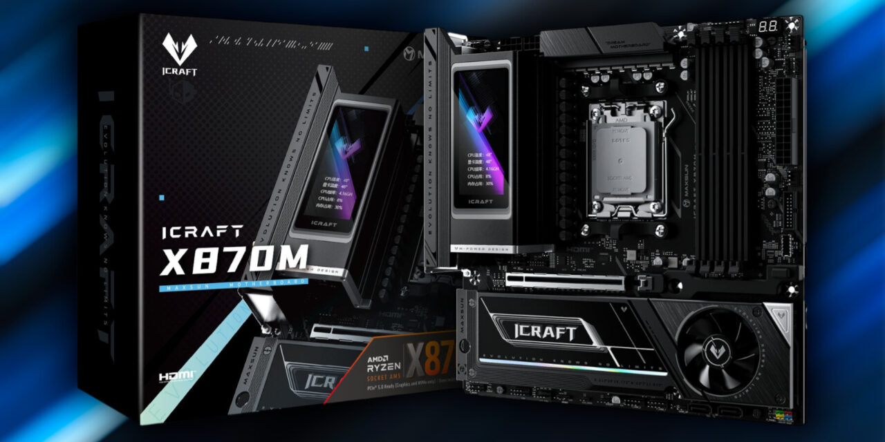 MaxSun iCraft X870M delivers strong performance and future-ready tech
