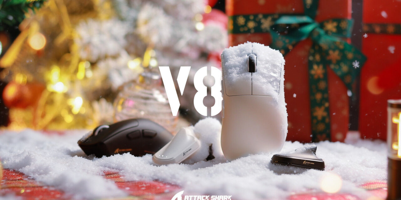 Attack Shark V8 brings powerful speed and comfort for competitive gamers