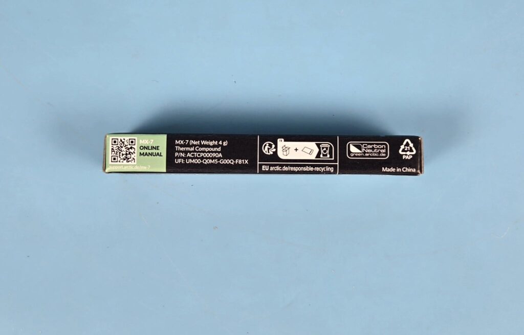 ARCTIC MX-7 Thermal Paste Review: A True Successor of MX-4! 2 Arctic MX7 Packing Box 2