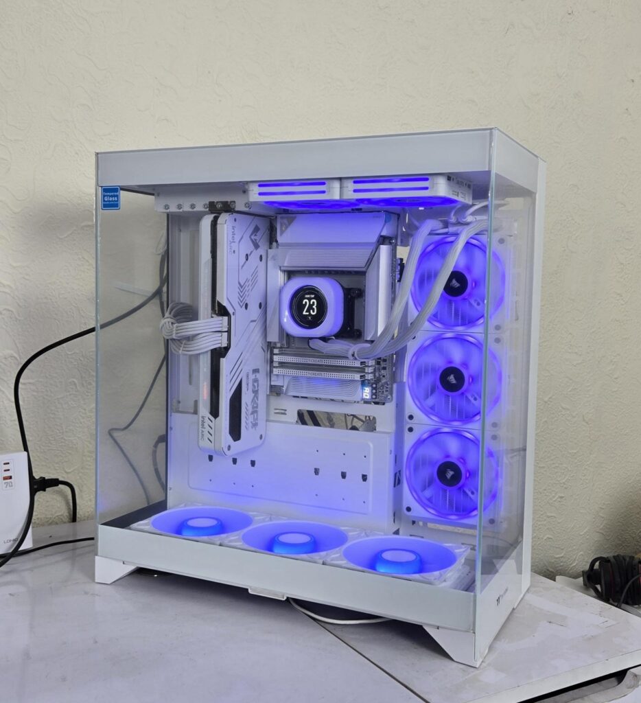 ARCTIC P12/P14 Pro Reverse ARGB White Fans: Power Horse 23 Arctic P14 Pro Reverse ARGB RGB 5
