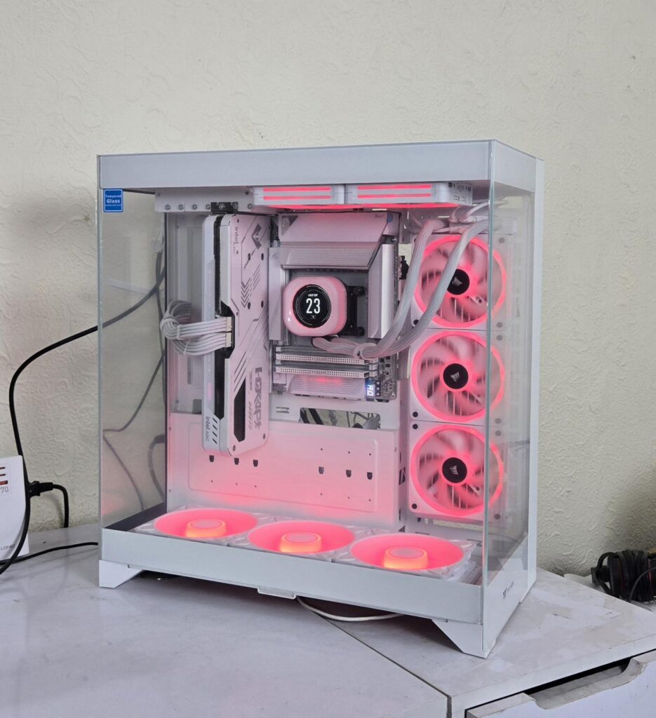 ARCTIC P12/P14 Pro Reverse ARGB White Fans: Power Horse 25 Arctic P14 Pro Reverse ARGB RGB 8