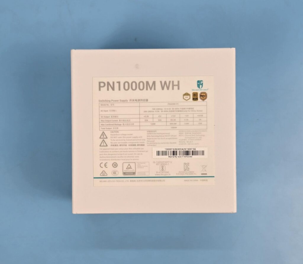 DeepCool PN1000M White PSU 4