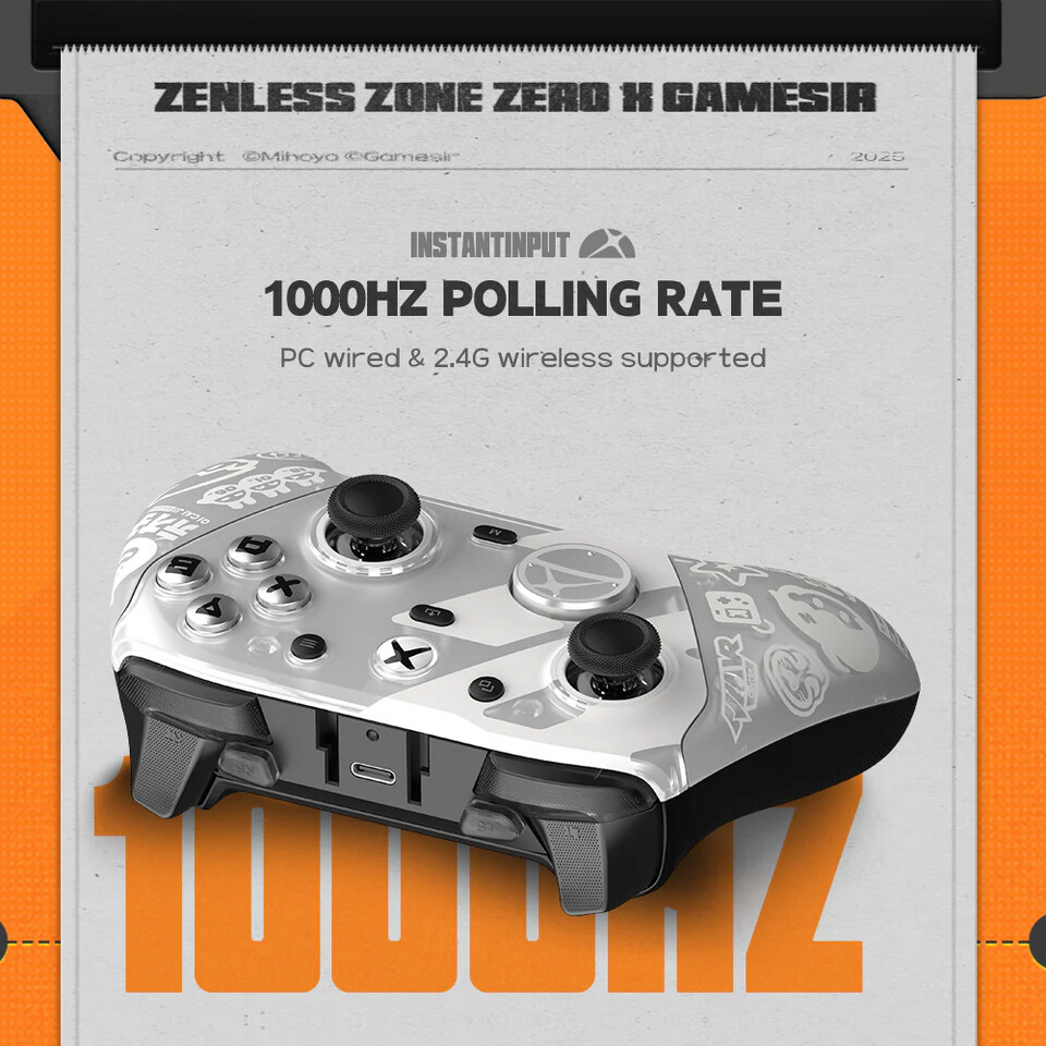 Amazing GameSir G7 Pro Zenless Zone Zero controller brings power and style together 5 GameSir G7 Pro controller made in collaboration with Zenless Zone Zero. 6
