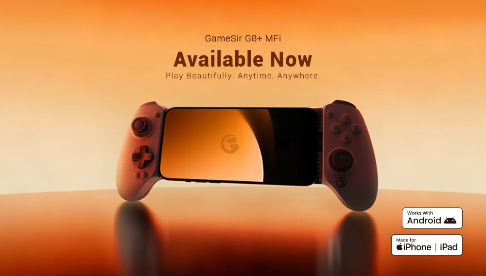 GameSir brings powerful and smooth G8+ MFi wired controller for better mobile gaming