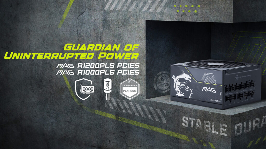 MSI brings an exciting and powerful new PC building experience at CES 2026 4 MPG Ai1600TS and Ai1300TS PCIE5 power supplies 2