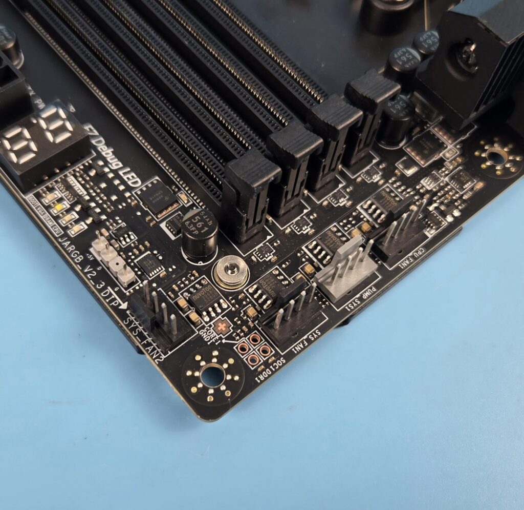 MSI MEG X870E ACE MAX - A Power Horse Unleashed 35 MSI X870E ACE MAX Connectors Top