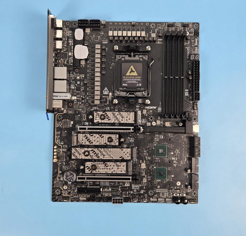 MSI MEG X870E ACE MAX - A Power Horse Unleashed 42 MSI X870E ACE MAX Teared View