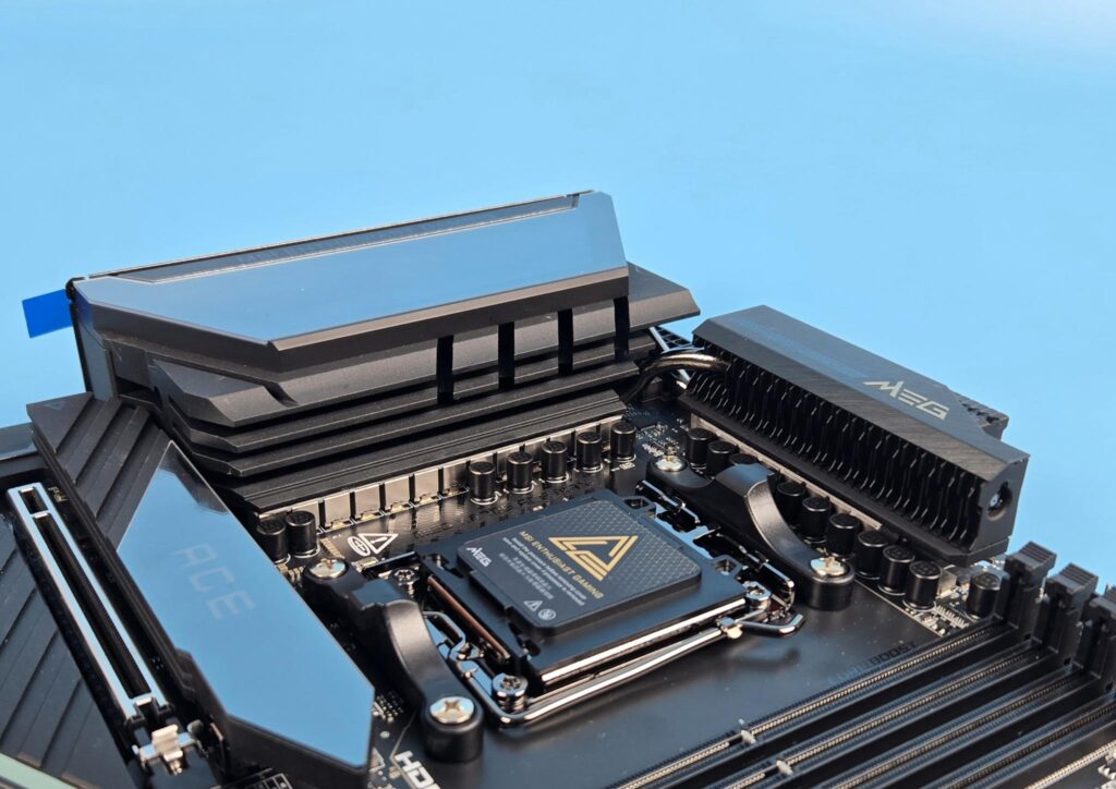 MSI MEG X870E ACE MAX - A Power Horse Unleashed 12 MSI X870E ACE MAX VRM Covers 1
