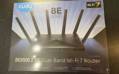 Reviews 5 Cudy BE6500 2.5G Dual Band WiFi 7 Router Review. A great little powerful router, suitable for home or office.