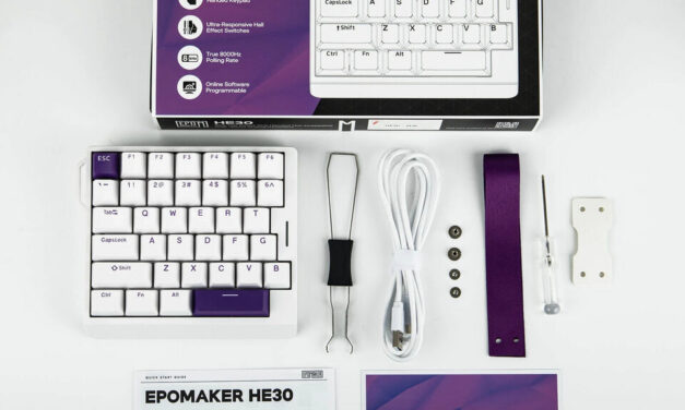 Epomaker HE30 launches as a powerful and affordable gaming keypad