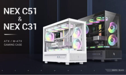 GAMEMAX Launches NEX C51 and NEX C31 Panoramic PC Cases