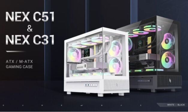 GAMEMAX Launches NEX C51 and NEX C31 Panoramic PC Cases